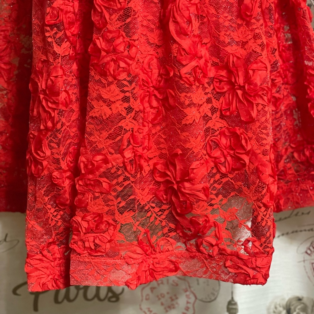 Red Lace Dress for Valentines or that special date - Picture 8 of 12